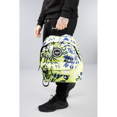 Kids Hype Yellow Tye Dye 18 litres Backpack - Multi