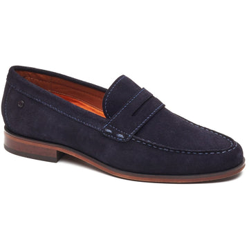 Mens Base London Slate  Loafers - Navy