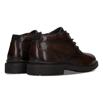 Mens Bugatti AYK30 Formal Lace-up Shoes - Dark Brown