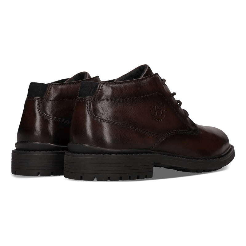 Mens Bugatti AYK30 Formal Lace-up Shoes - Dark Brown