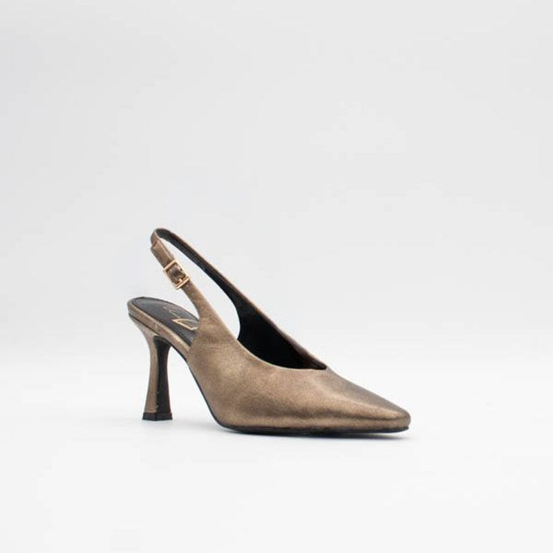 Womens Una Healy Let The Mystery Suede Slingback Heels - Antiqued