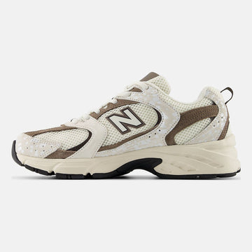 Unisex New Balance 530 Suede Trainers - Brown Animal Print