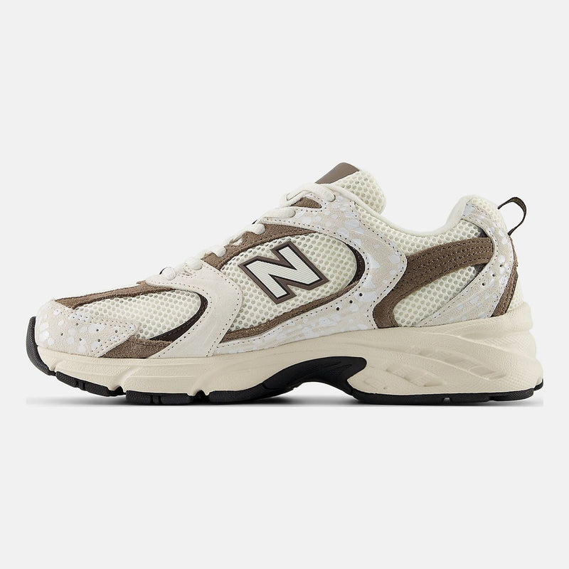 Unisex New Balance 530 Suede Trainers - Brown Animal Print