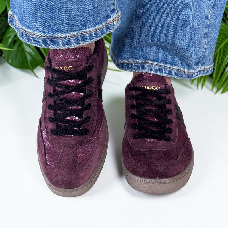 Womens Igi 2165511 Burgundy Trainers - Burgundy