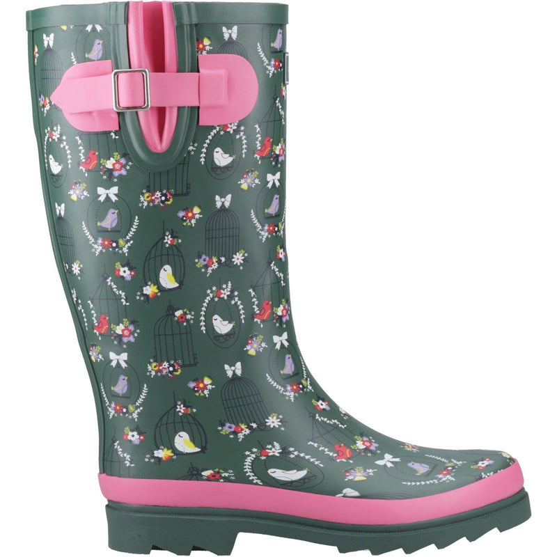 Womens Cotswold Cleeve Tall Wellingtons - Green