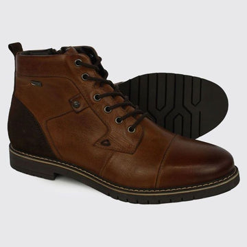 Mens Dubarry Stetson Leather Ankle Boots - Tan