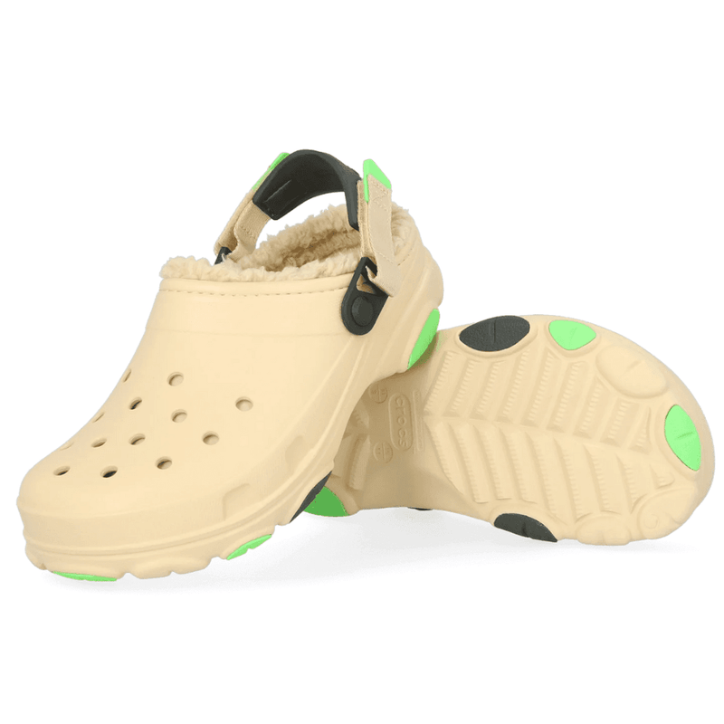 Mens Crocs All Terrain Lined Clog - Sesame Cream