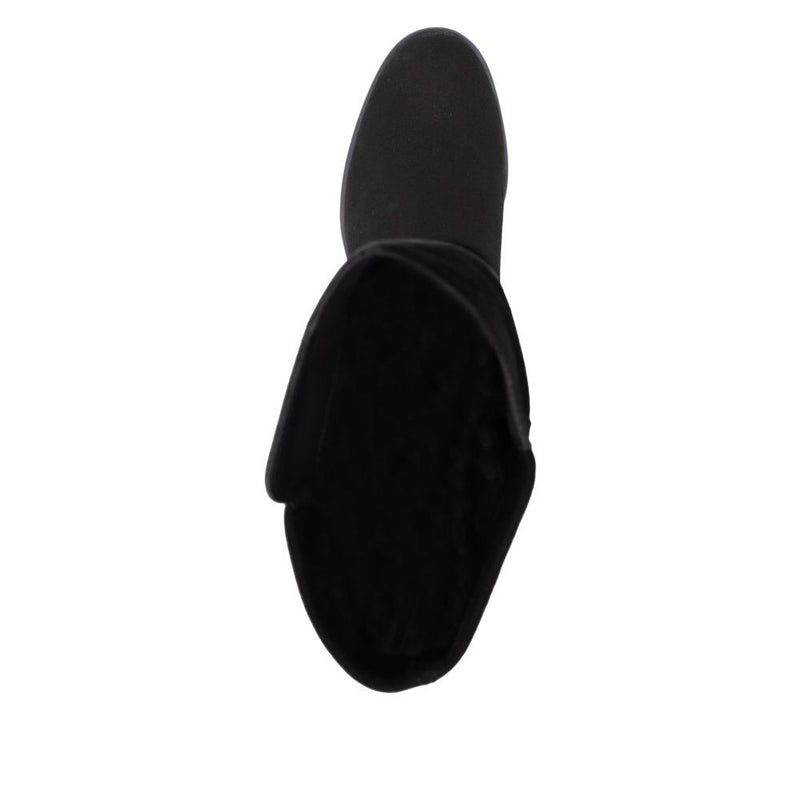 Womens Remonte D3U70 Black Long Boots - Black