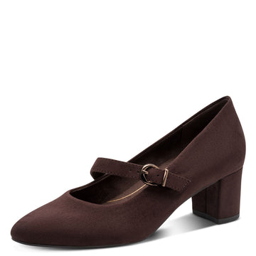 Womens Jana 24461 Block Heels - Mocca