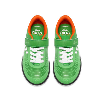 Boys Clarks CICA Goal Kid Football Shoes - Green