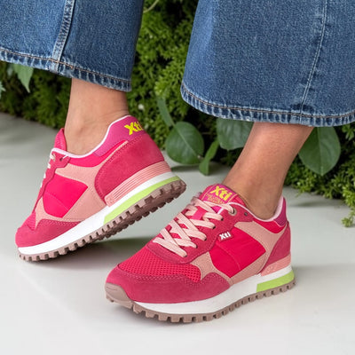 Womens Xti 145050 Mesh Sporty Trainers - Coral