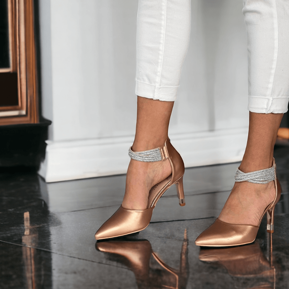 Womens Kate Appleby Appledore Heels- Antique Gold