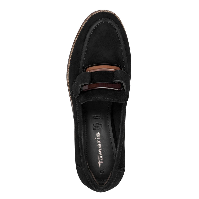 Womens Tamaris 24722 Loafers - Black