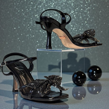 Womens Una Healy Kiss An Angel Open Toe Heels - Vinyl Dazzle