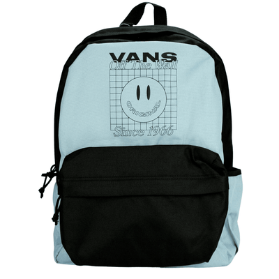 Vans Street Sport Realm Backpack in Blue and Black Logo - Blue and Black