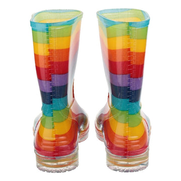 Kids Cotswold PVC Jnr Waterproof Wellingtons - Rainbow