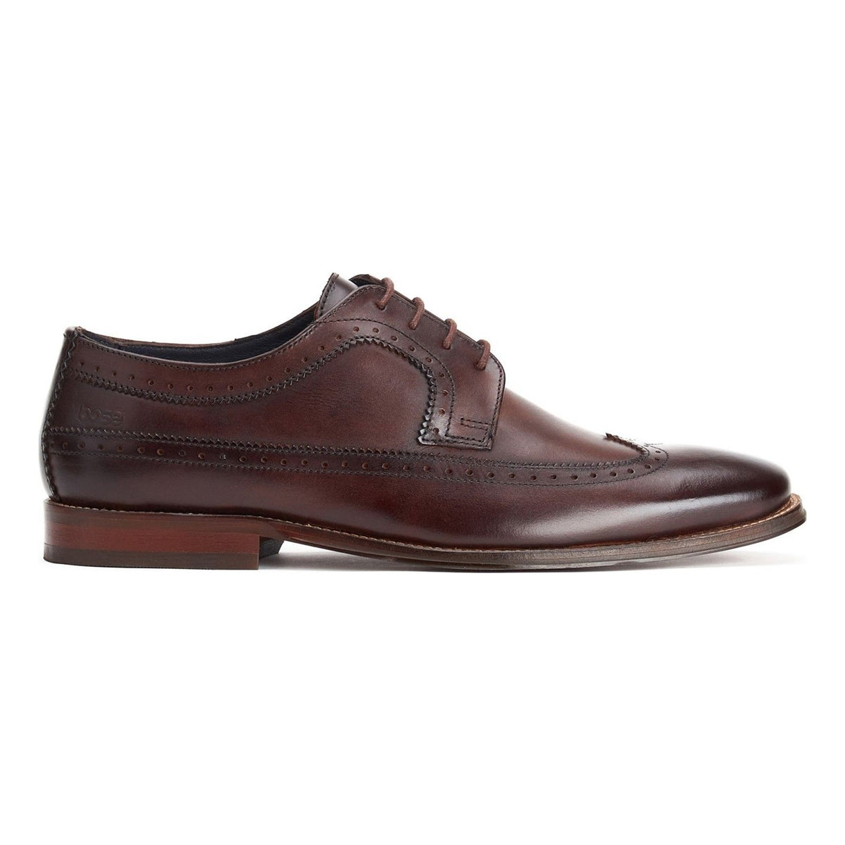 Mens Base London Havisham Washed Brown Brogues