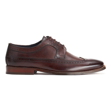 Mens Base London Havisham Washed Brown Brogues - Washed Brown