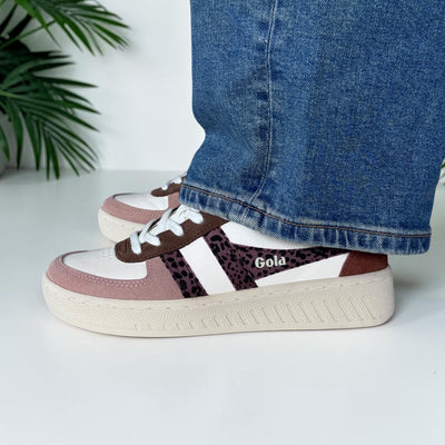 Womens Gola Grandslam Safari Quadrant Off White Trainers - Off White