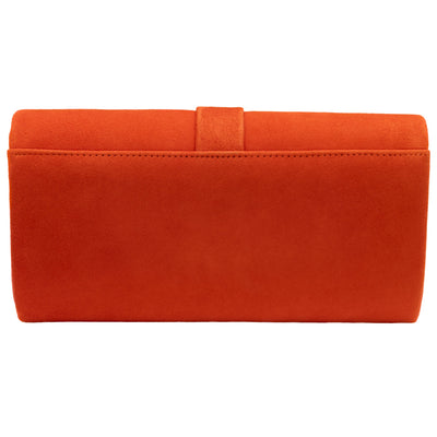 Womens Lotus ULG085 Clutch Aletta Bag - Orange