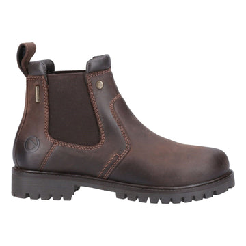 Womens Cotswold Pamington Brown Ankle Boots - Brown