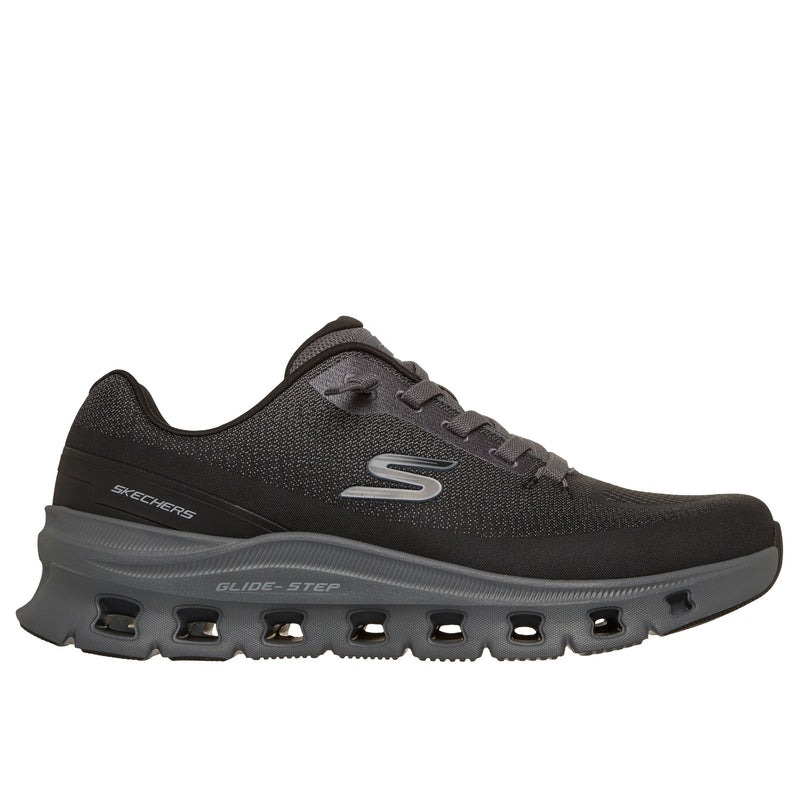 Mens Skechers 233132 Glide-Step Pro Trainers - Black Charcoal