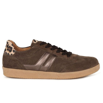 Womens Gabor West Gumsole Trainers - Brown