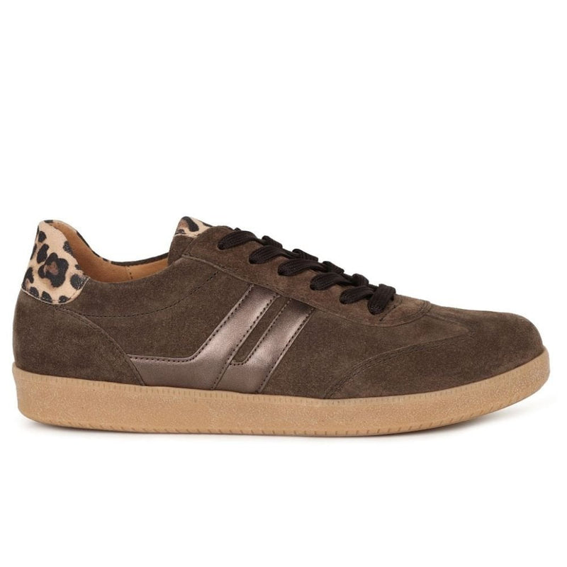 Womens Gabor West Gumsole Trainers - Brown