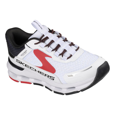 Junior Boys Skechers 404203L Glide-Step Plus White Trainers - White