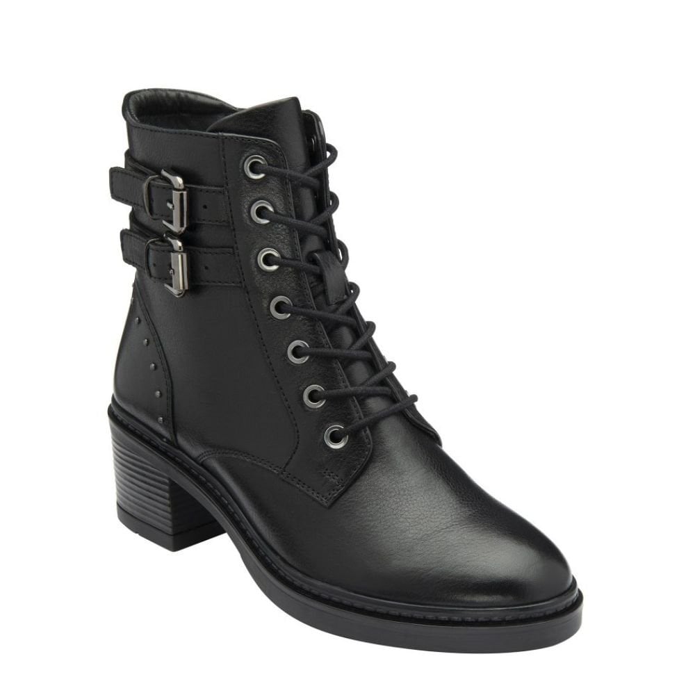 Womens Lotus Parton Laced Ankle Boots