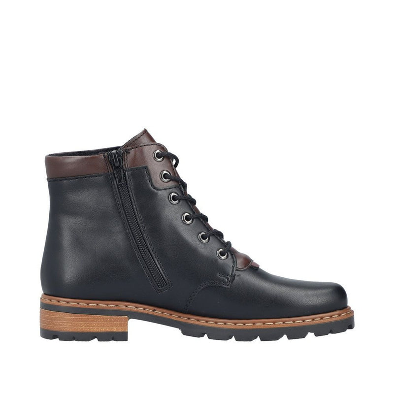 Womens Rieker Z9340 Black Boots - Black