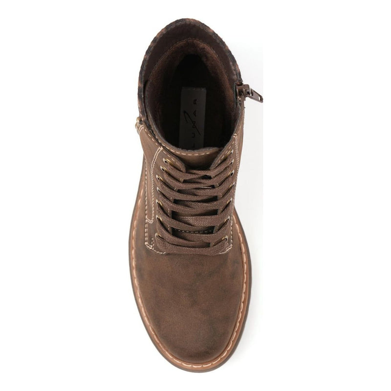 Womens Lunar Georgina Brown Ankle Boots - Brown