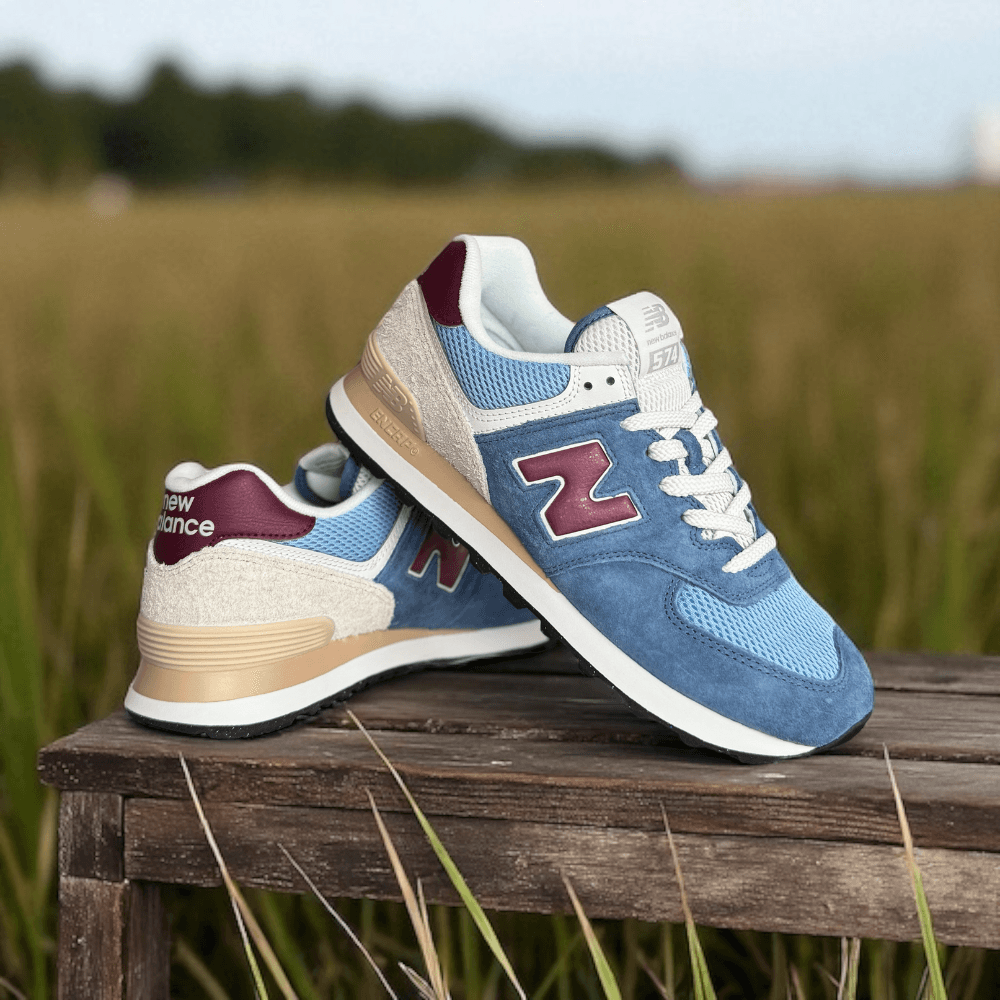 Mens New Balance 574 Mesh Trainers