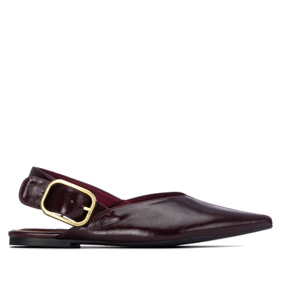 Womens Xti 146399 Sling Pumps - Burgundy