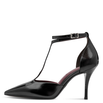 Womens Tamaris 22461 Black Court Shoes - Black