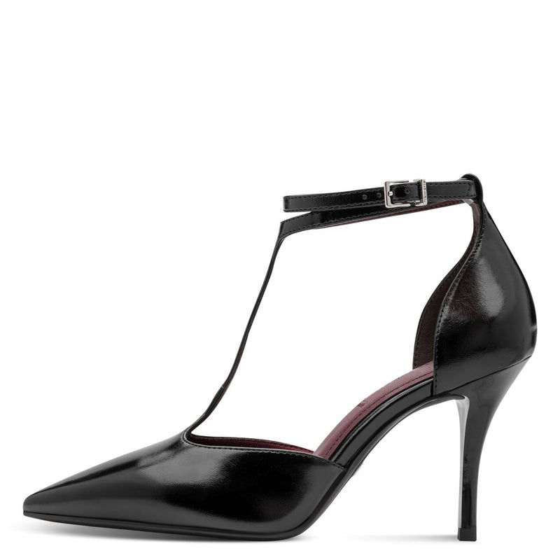 Womens Tamaris 22461 Black Court Shoes - Black