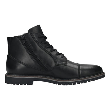 Mens Bugatti 8373A Ankle Boots - Black