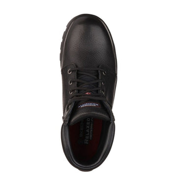 Mens Skechers Men Black Workshire Steel Toe Safety Boot - Black