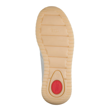 Womens Tamaris Comfort 83734 White And Gold Side Zip Trainers - White And Gold