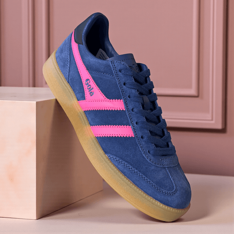Womens Gola Viper Trainers - Deep Blue