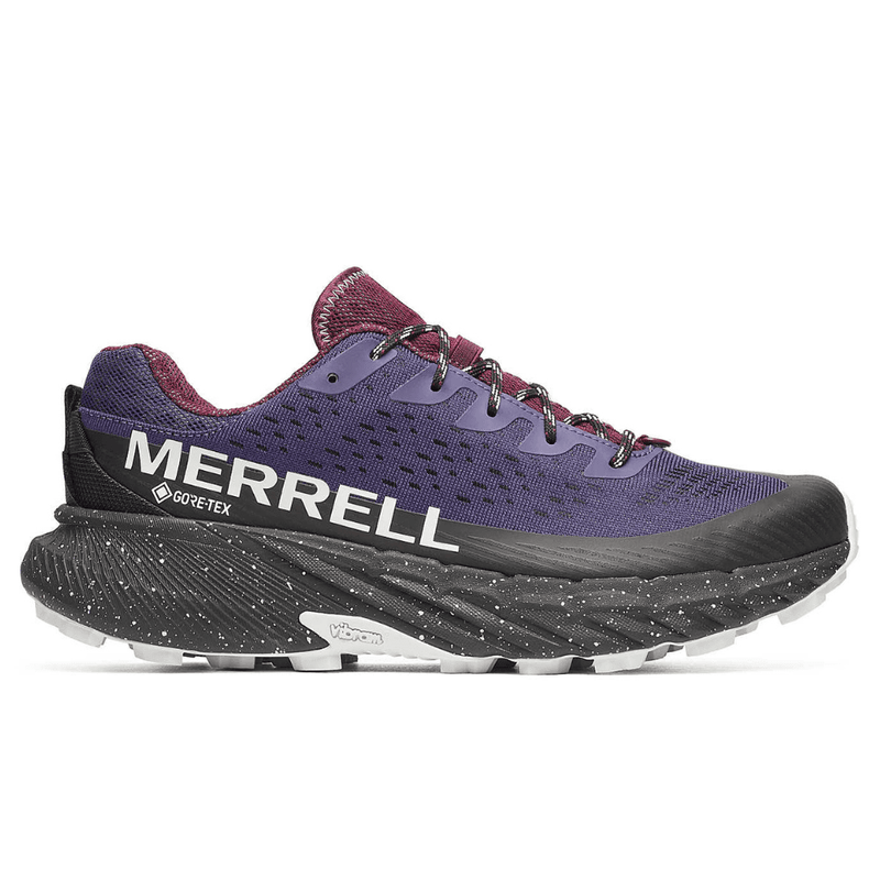 Merrell Mens Agility Peak 5 Gore-Tex Shoes - Arcane Purple Mix
