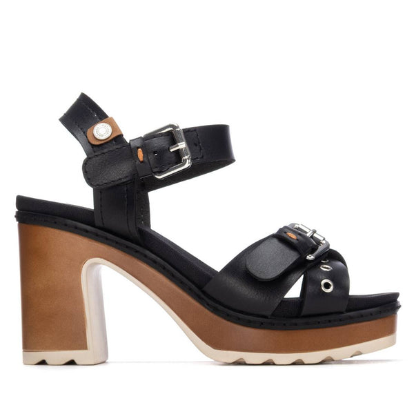 Womens Refresh 175290 Heeled Sandal - Black