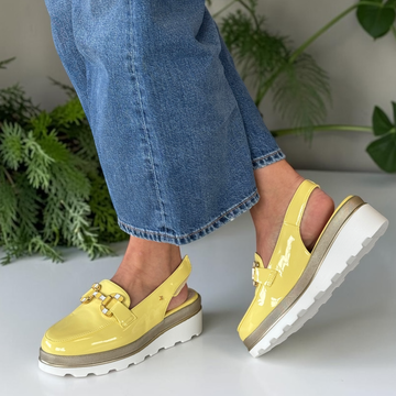 Womens Kate Appleby Hawkfield Slingback Platform Shoes - Sunflower