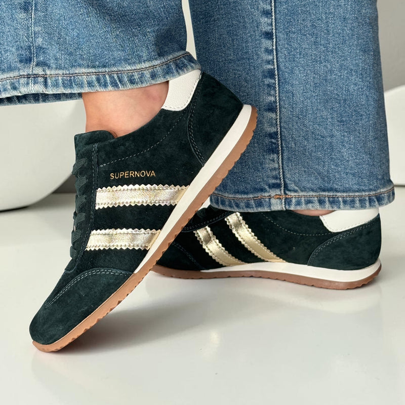 Womens Drilleys Ninety Nine Trainers - Jadeite Glow
