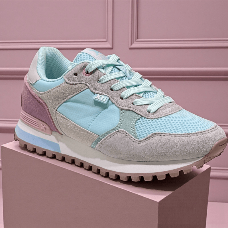 Womens Xti 145050 Mesh Sporty Trainers - Blue