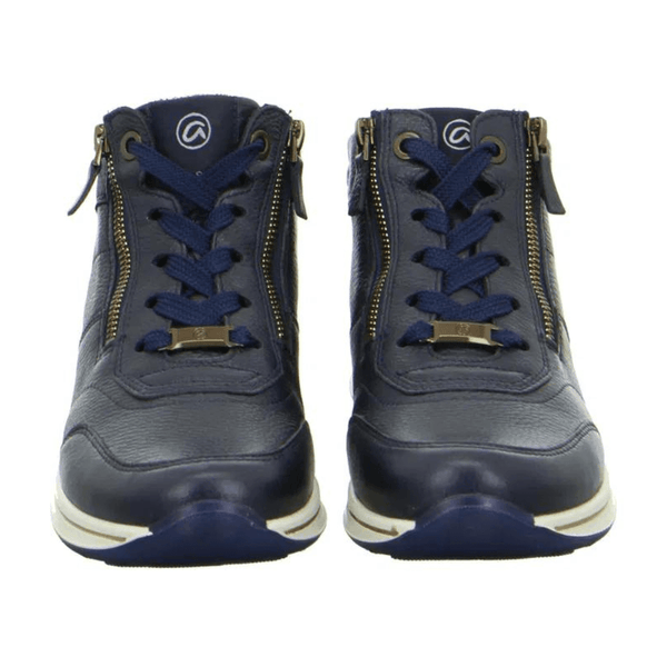 Womens Ara Osaka Navy Double Zip - Navy