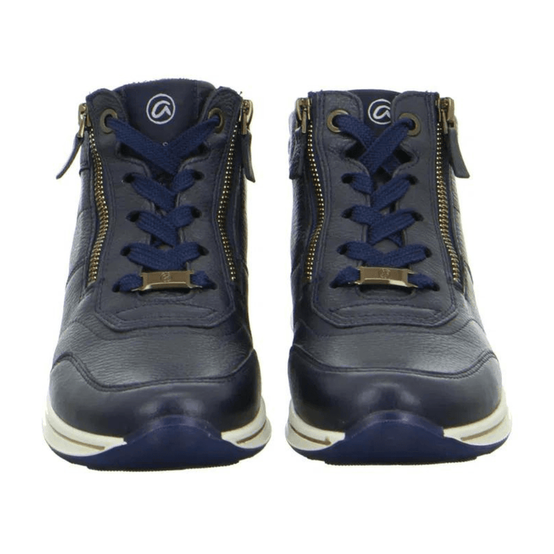 Womens Ara Osaka Navy Double Zip - Navy