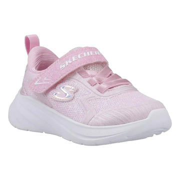 Toddler Girls Skechers 303557N Wave 92 Trainers - Light Pink