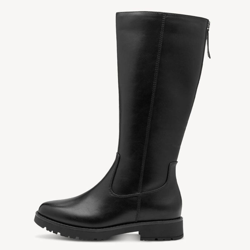 Womens Jana 25564 Knee High Boots - Black