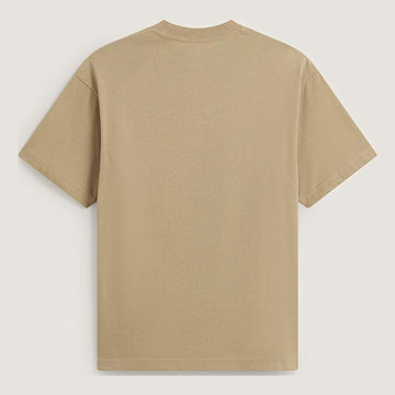 Mens Vans Left Chest II Logo Loose Short Sleeve T-Shirt - Camel